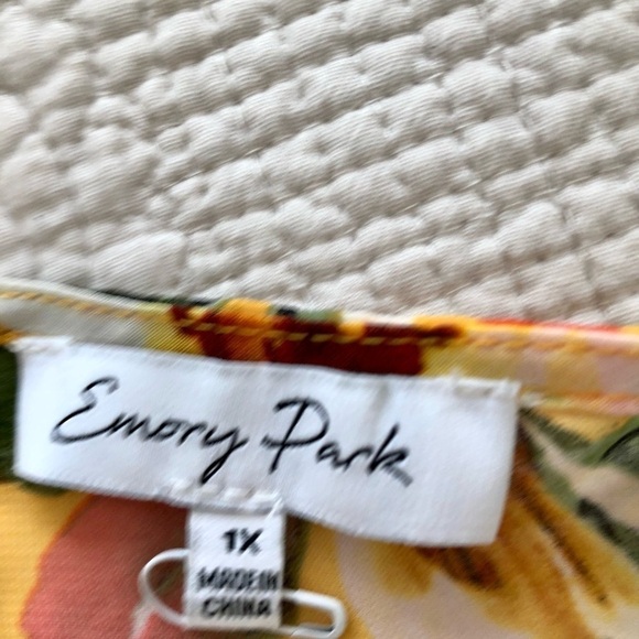 Emory Park yellow kimono cover up tunic - Picture 7 of 8